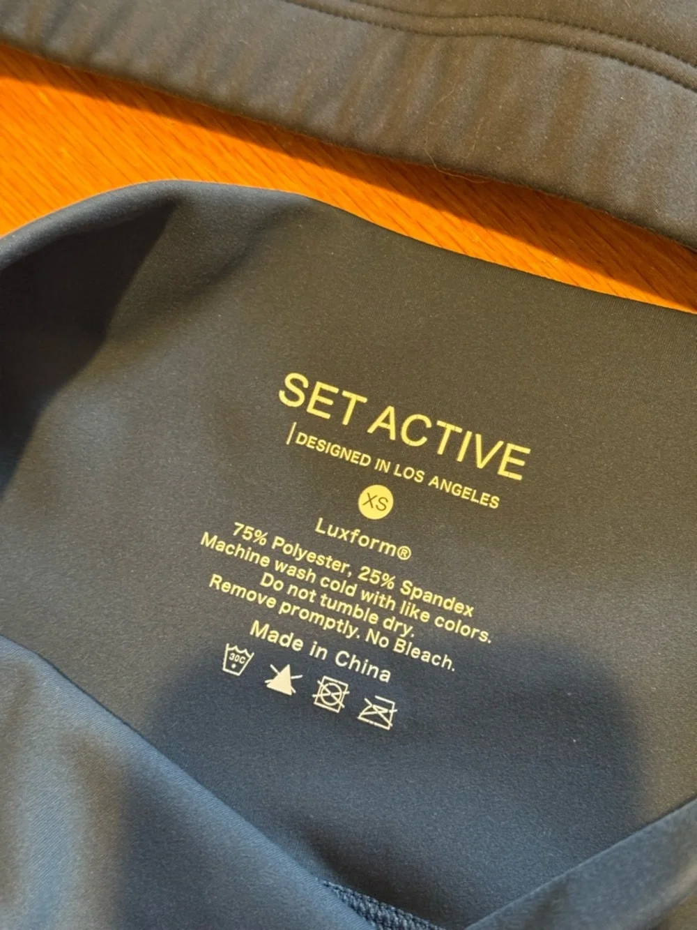 SET Active Blue Lagoon Luxeform Performance Top & Shorts Set - Picture 7 of 7